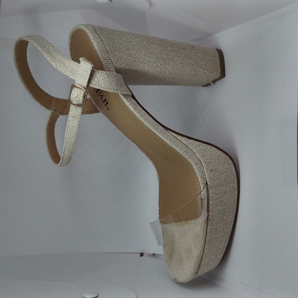 JustFab Elyn platform Sandal heel. - Picture 4 of 4
